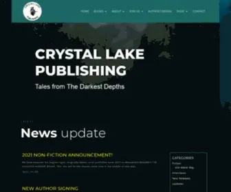 CRYstallakepub.com(Crystal Lake Publishing) Screenshot