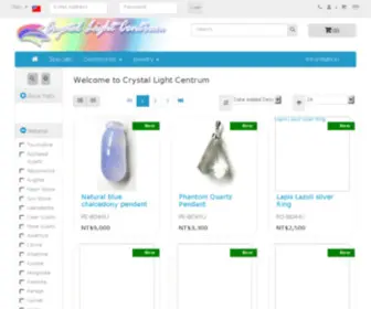 CRYstallight.com.tw(Natural Crystal Jewelry) Screenshot