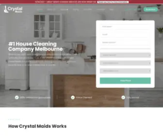 CRYstalmaids.com.au(House Cleaning Company) Screenshot