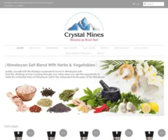 CRYstalmines.com.au(Himalayan Rock Salt & Salt lamp in Melbourne) Screenshot