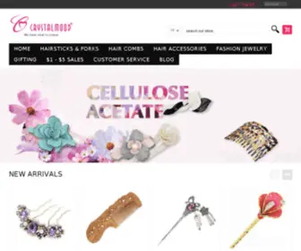 CRYstalmood.com(Exquisite Hair Sticks) Screenshot