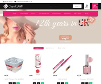 CRYstalnails4U.co.uk(Crystal Nails UK) Screenshot