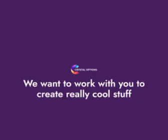 CRYstaloptions.co.uk(A Creative Digital Agency) Screenshot