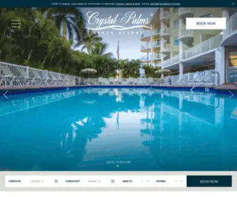 CRYstalpalmsbeachresort.com(CRYstalpalmsbeachresort) Screenshot