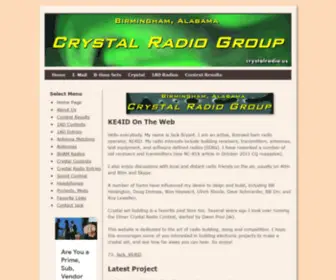 CRYstalradio.us(Alabama Crystal Radio Group) Screenshot