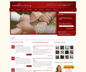 CRYstalrecovery.com(Crystal Meth) Screenshot