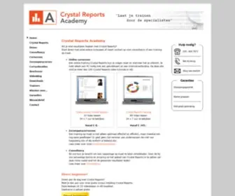 CRYstalreports-Academy.nl(Crystal Reports Academy) Screenshot