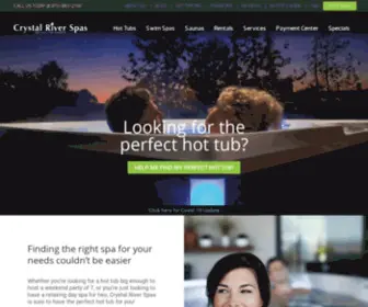 CRYstalriverspas.com(Crystal River Spas) Screenshot