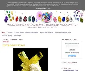 CRYstals-Gemstones.com(Crystals and Gemstones) Screenshot