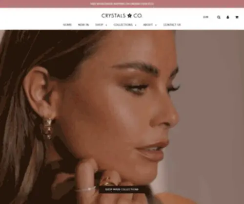 CRYstalsandco.com(Crystals & Co) Screenshot