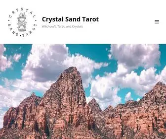 CRYstalsandtarot.com(Witchcraft, Tarot, and Crystals) Screenshot