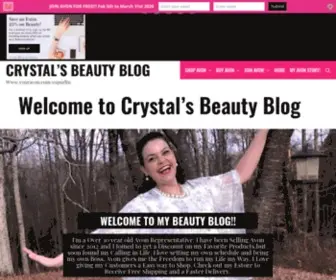 CRYstalsbeautyblog.com(Crystal's Beauty Blog) Screenshot