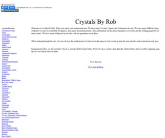 CRYstalsbyrob.com(Crystals By Rob) Screenshot