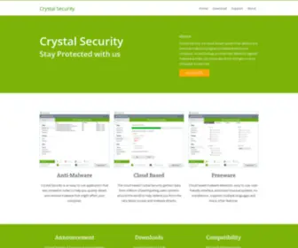 CRYstalsecurity.eu(Crystal Security) Screenshot