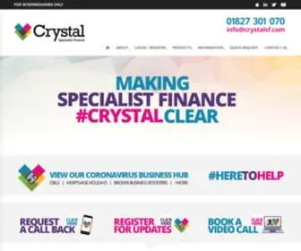 CRYstalsf.com(Crystal Specialist Finance HUB) Screenshot