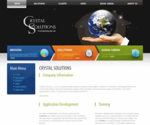 CRYstalsolutions.net(Crystal Solutions) Screenshot