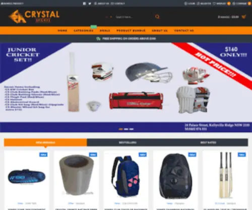 CRYstalsports.com.au(Crystal Sports) Screenshot