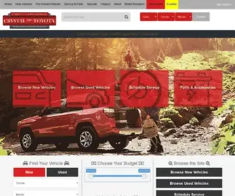 CRYstaltoyota.com Screenshot