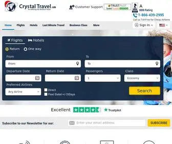 CRYstaltravel.us(Crystal Travel NY LLC) Screenshot