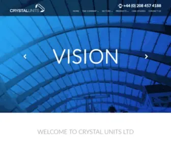 CRYstalunits.com(Front Page) Screenshot