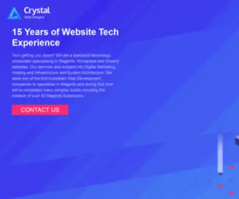 CRYstalwebdesigns.com.au(Magento Web Design) Screenshot