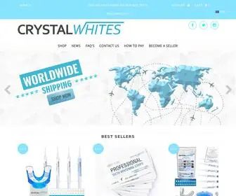 CRYstalwhitesteeth.com(Create an Ecommerce Website and Sell Online) Screenshot