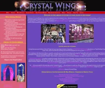 CRYstalwings.com(Crystal Wings Vogel Crystals) Screenshot