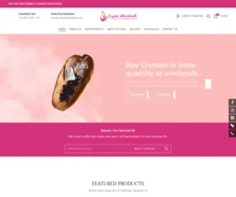 CRYstalWorldwide.com(Healing Crystals) Screenshot