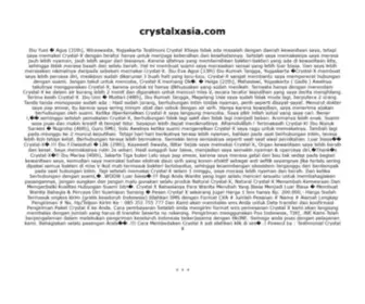 CRYstalXasia.com(Crystal x) Screenshot