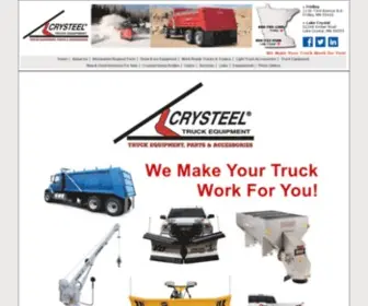 CRYsteeltruck.com(Crysteel Truck Equipment) Screenshot