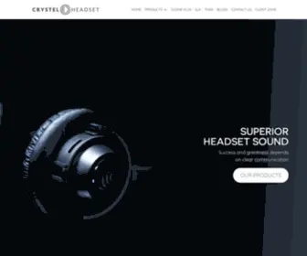 CRYstel.co.za(Crystel Headsets) Screenshot