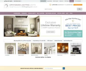 CRYstoramalights.com(Crystorama Lighting) Screenshot