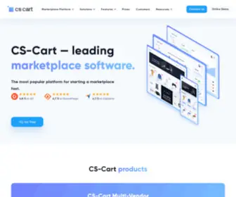 CS-Cart.com(ECommerce marketplace software to grow your business) Screenshot