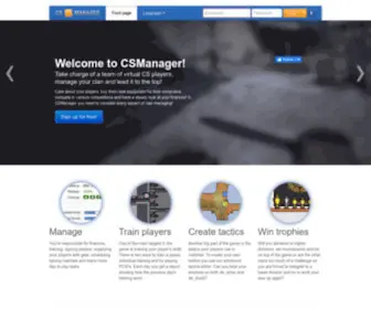 CS-Manager.com(A Free Online Browser Based Counter) Screenshot
