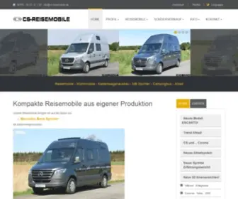 CS-Reisemobile.de(Wohnmobile auf Basis von MB Sprinter Kastenwagen) Screenshot