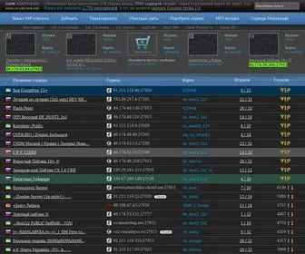 CS-Servera.net(Мониторинг игровых серверов) Screenshot