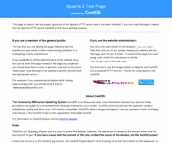 CS-X.net(Apache HTTP Server Test Page) Screenshot