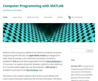 CS103.net(Computer Programming with MATLAB) Screenshot