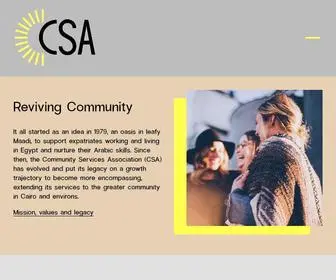 Csa-Living.org(CSA Reviving Community) Screenshot