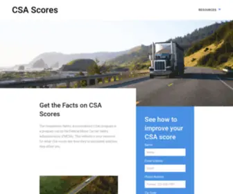 Csa-Scores.com(CSA Scores) Screenshot