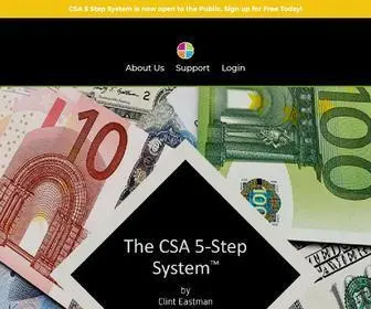 Csa5Steps.com(A TRADING PROGRAM THAT YOU LOVE) Screenshot