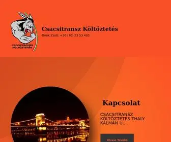 Csacsitransz.hu(Csacsitransz Költöztetés) Screenshot