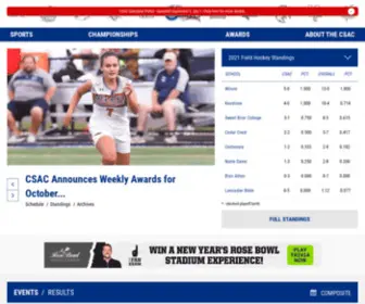 Csacsports.org(CSAC) Screenshot