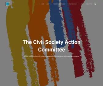 Csactioncommittee.org(The Civil Society Action Committee) Screenshot