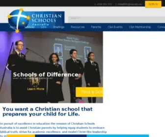Csa.edu.au(Christian Schools Australia) Screenshot