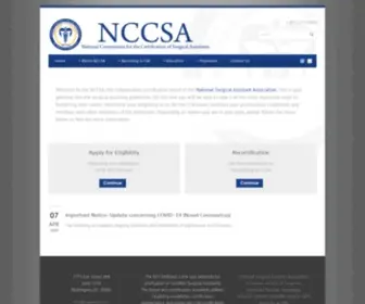 Csaexam.com(NCCSA) Screenshot