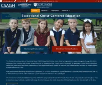 Csagh.org(Private Christian Schools Near Harrisburg) Screenshot