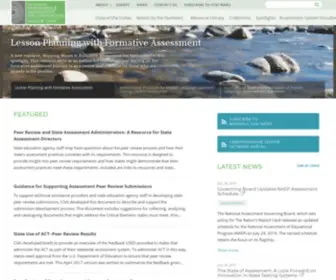 Csai-Online.org(The Center on Standards & Assessment Implementation) Screenshot