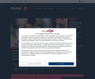 Csakfoci.hu(Magyarország) Screenshot