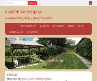 Csaladi-Pihenes.com(Főoldal) Screenshot